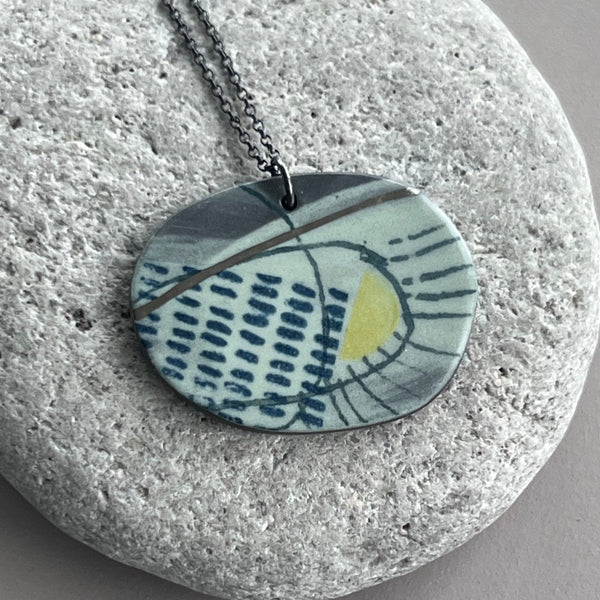 Statement Landscape Necklace - Moorland