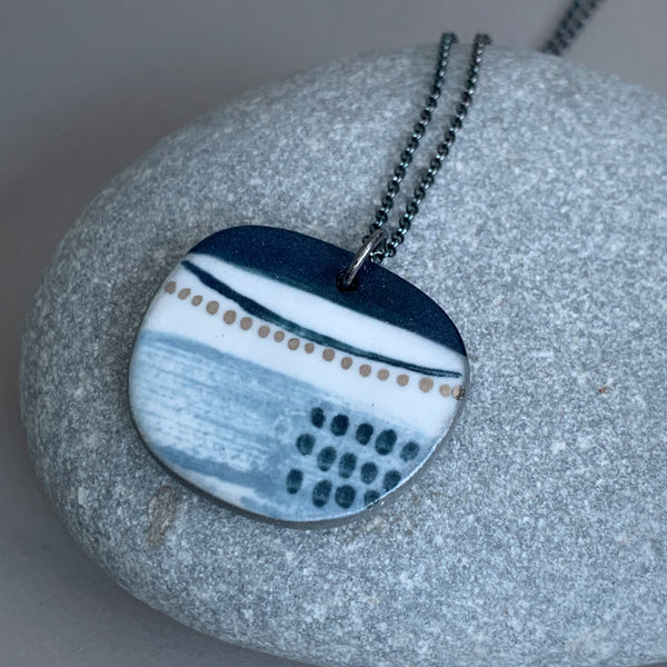 Snow Fields Pendant #7