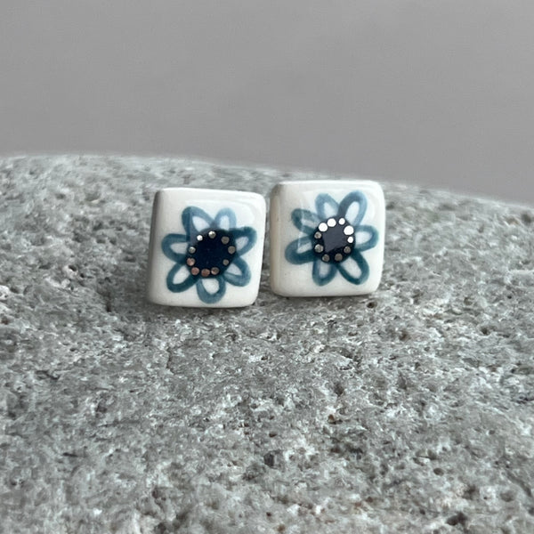 Flower Lustre Studs