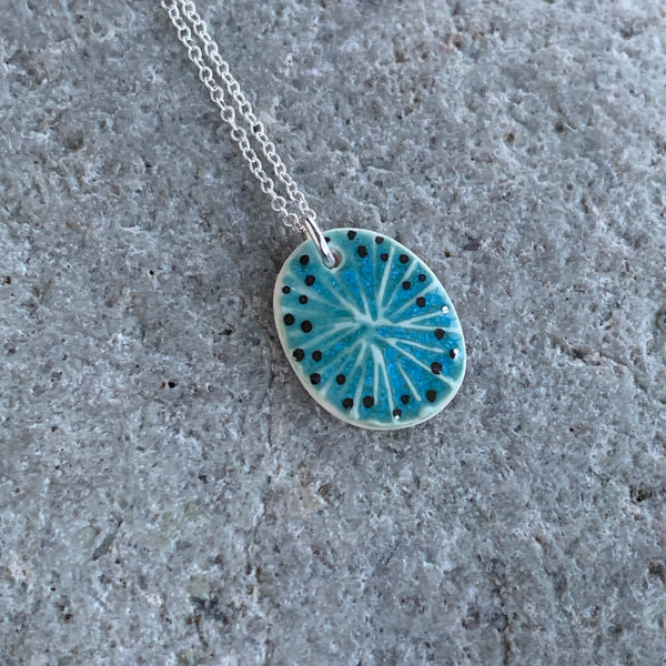 Aqua Star Lustre Necklace