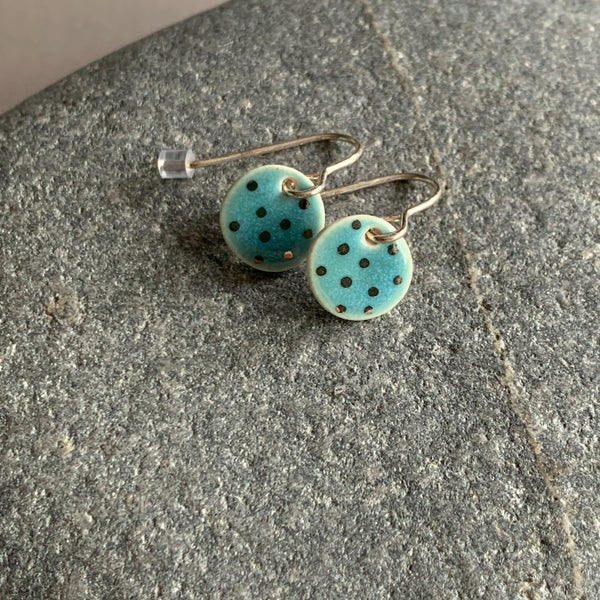 Aqua Dots Earrings