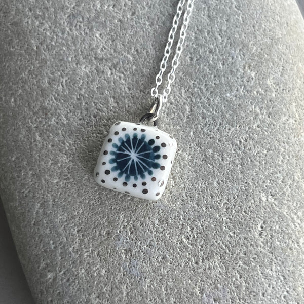 Square Abstract Necklace