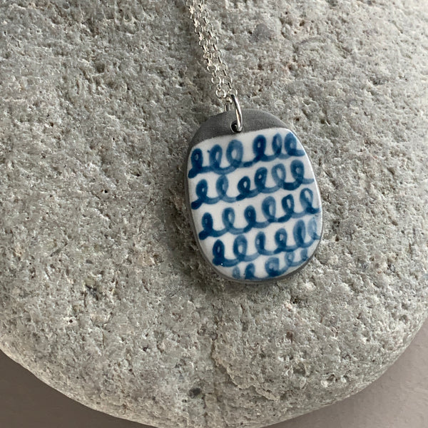 Large Loops Pebble Necklace - Seconds Sale