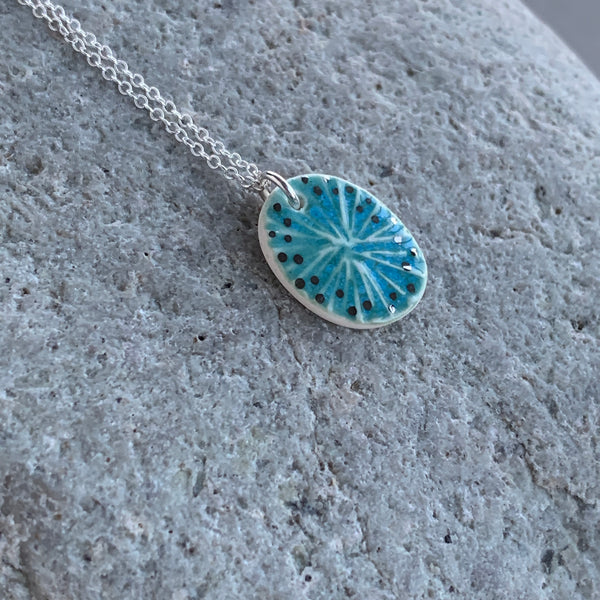 Aqua Star Lustre Necklace