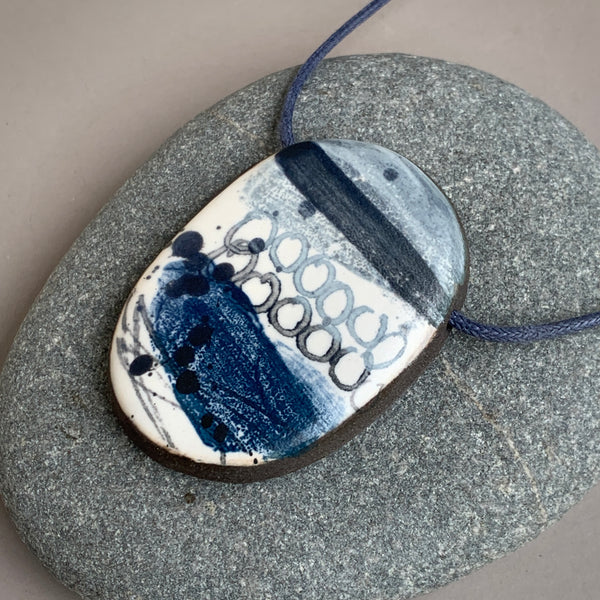 Large Single Landscape Bead Necklace