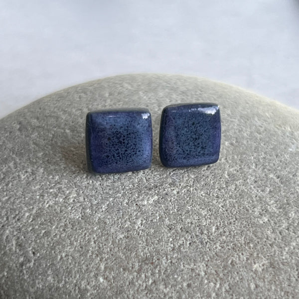 Bilberry Square Studs - Seconds Sale