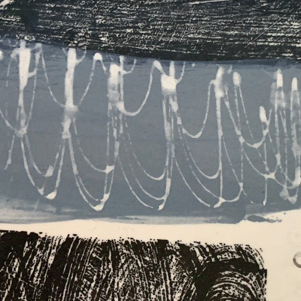 Snow Fields 1 // Abstract Stoneware Landscape