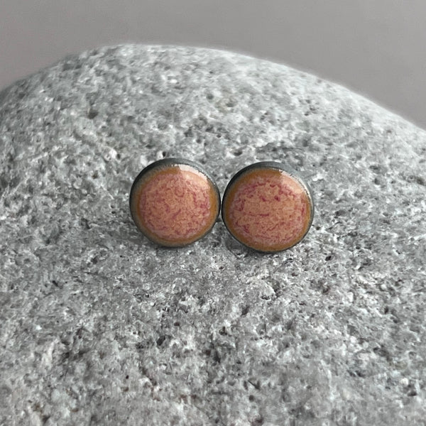 Pink & Orange Studs
