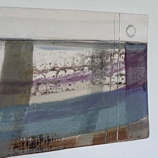 Olion y Môr / Sea Traces : Abstract Stoneware Landscape Wall Piece