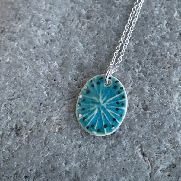 Aqua Star Lustre Necklace