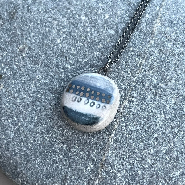 Landscape Pebble Necklace