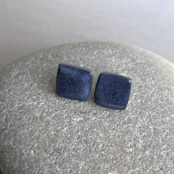Bilberry Square Studs - Seconds Sale