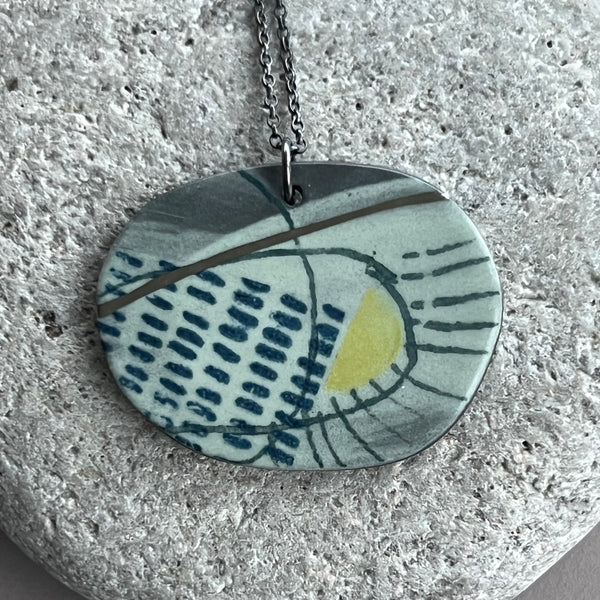 Statement Landscape Necklace - Moorland