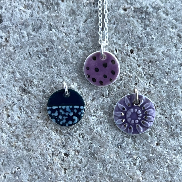 Mix & Match Mini Pendant Set - Lilac and Indigo
