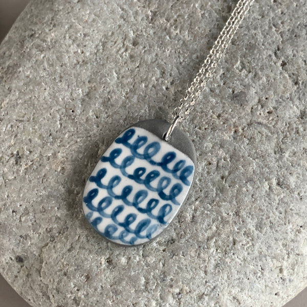 Large Loops Pebble Necklace - Seconds Sale