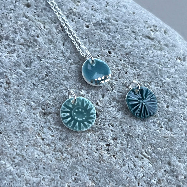 Mix & Match Mini Pendant Set - Teal and Green