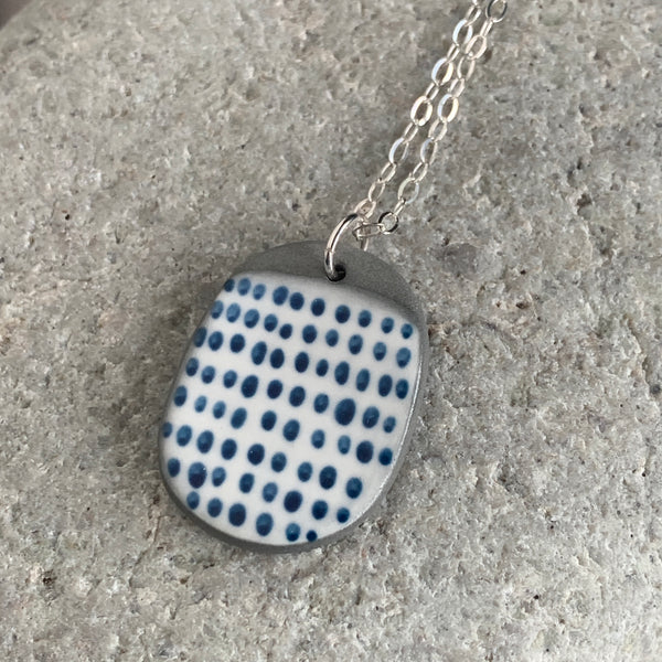 Large Dots Pebble Necklace - Seconds Sale