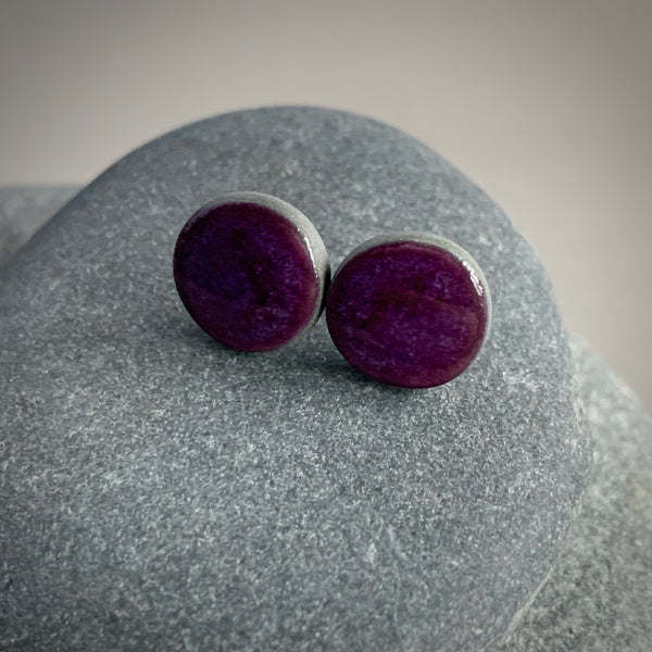 Deep Berry Studs