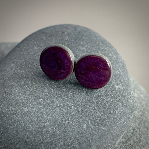 Deep Berry Studs