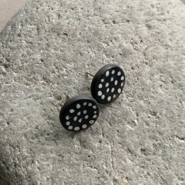 Large Monochrome Studs #8