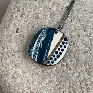 Seed Pod Lustre Necklace #2