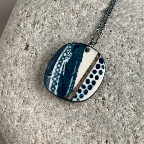 Seed Pod Lustre Necklace #2