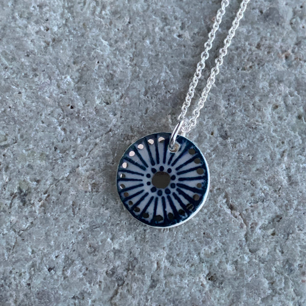 Indigo Urchin Lustre Necklace