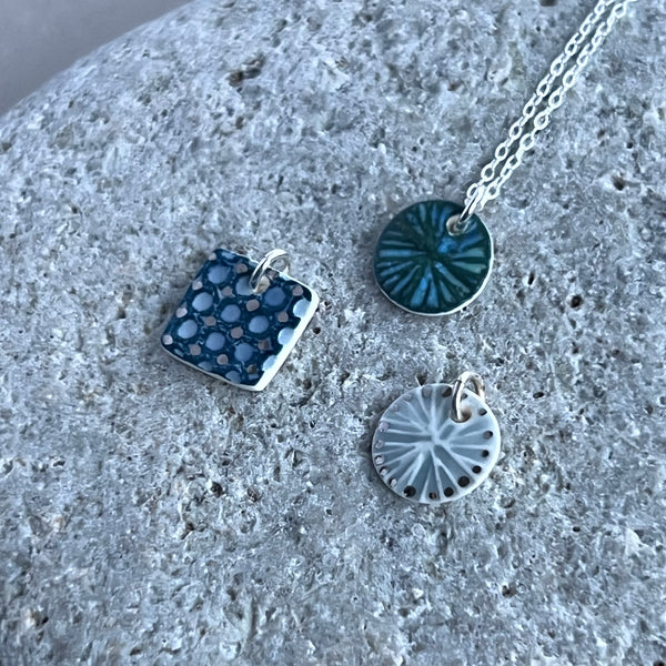 Mix & Match Mini Pendant Set - Teal and Cloud