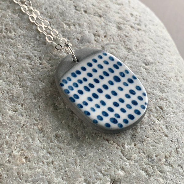 Large Dots Pebble Necklace - Seconds Sale