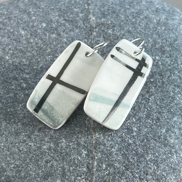 Platinum Markmaking Earrings
