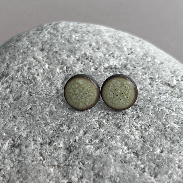 Lichen Green Studs - Seconds Sale