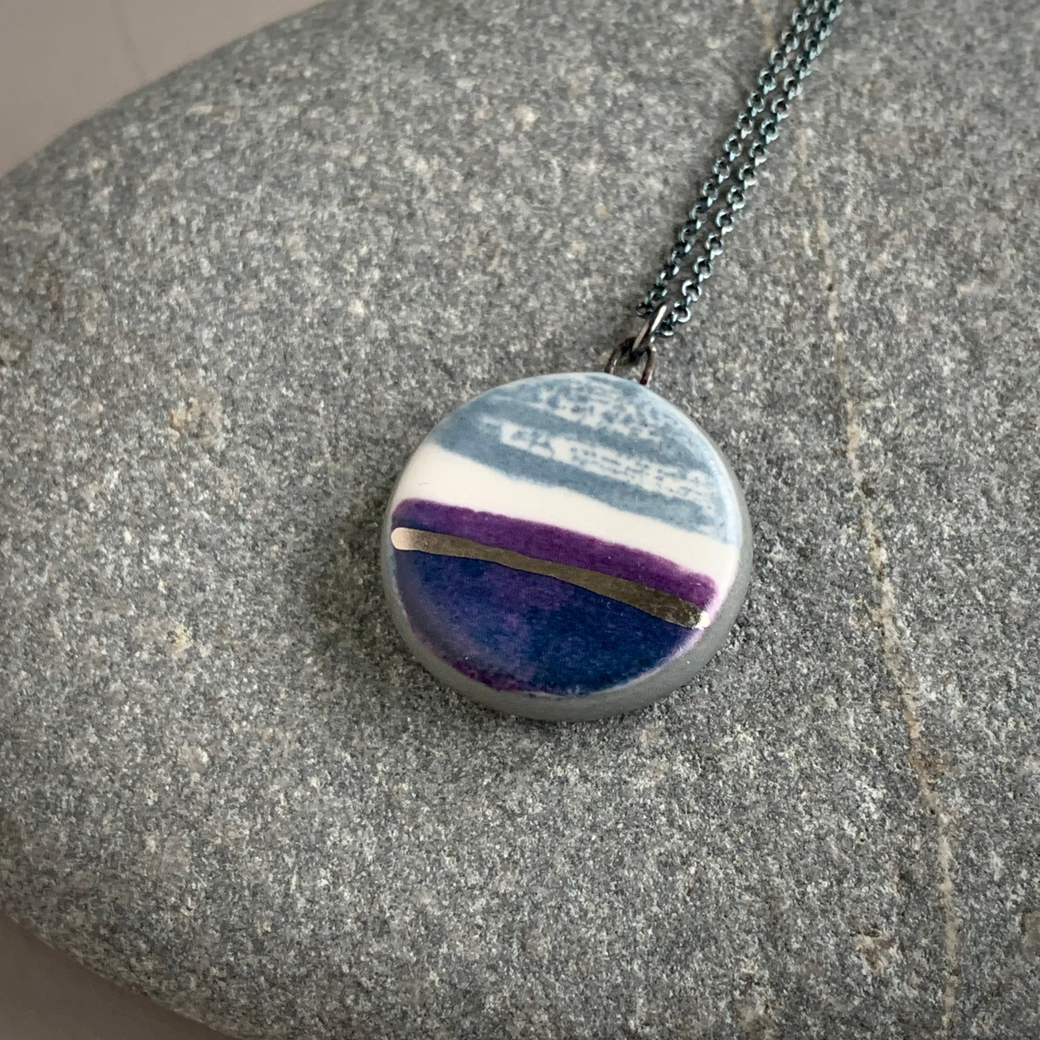 Round Landscape Necklace