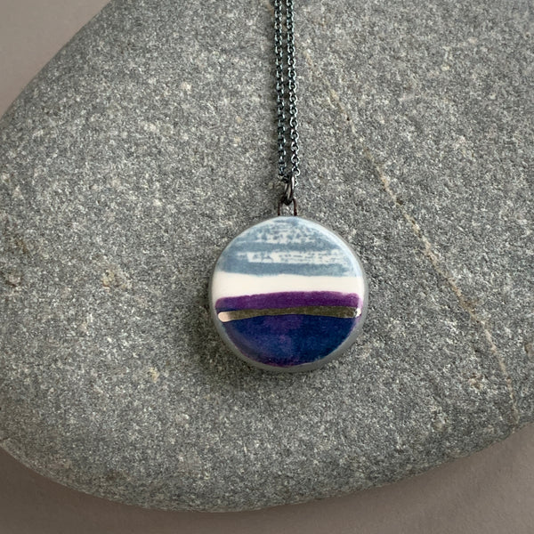 Round Landscape Necklace