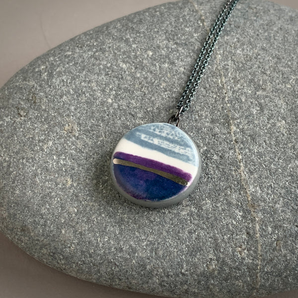 Round Landscape Necklace