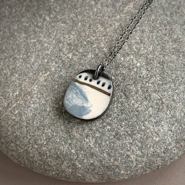 Small Snow Fields Pendant #3
