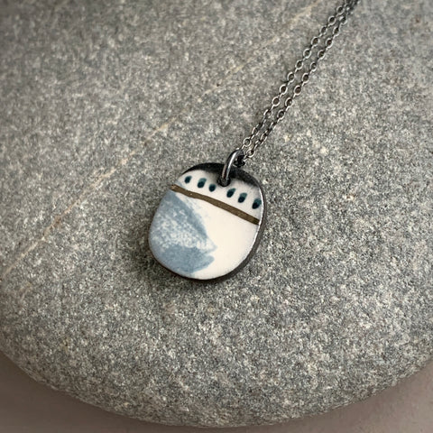 Small Snow Fields Pendant #3