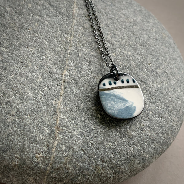 Small Snow Fields Pendant #3