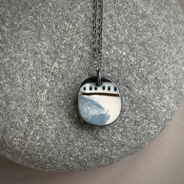 Small Snow Fields Pendant #3