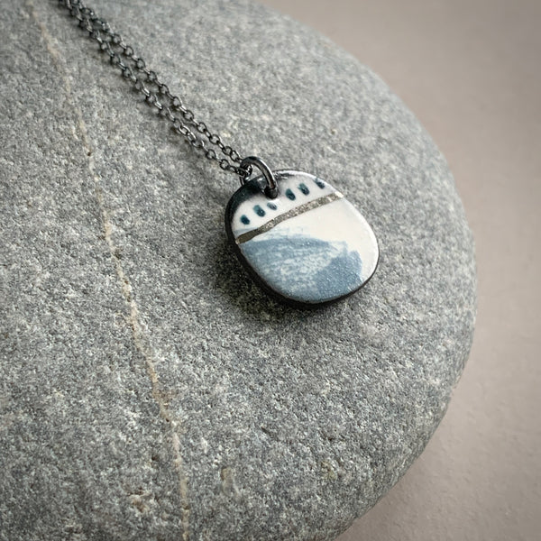 Small Snow Fields Pendant #3
