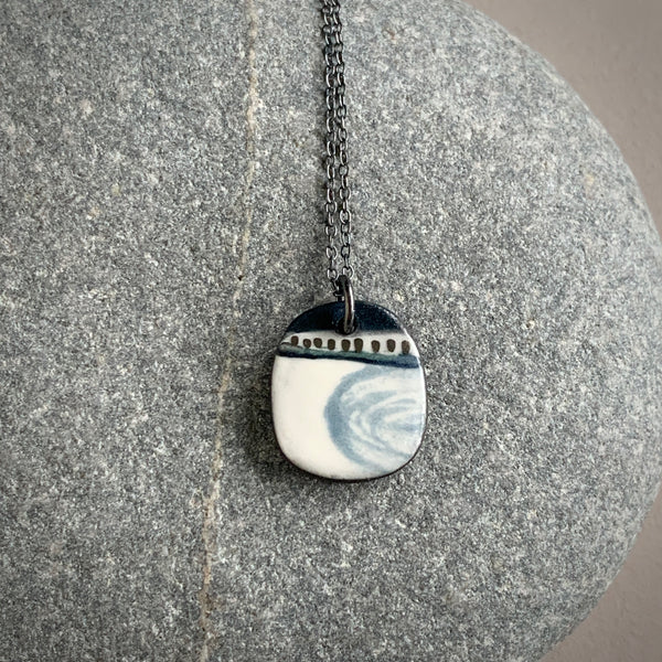 Small Snow Fields Pendant #4