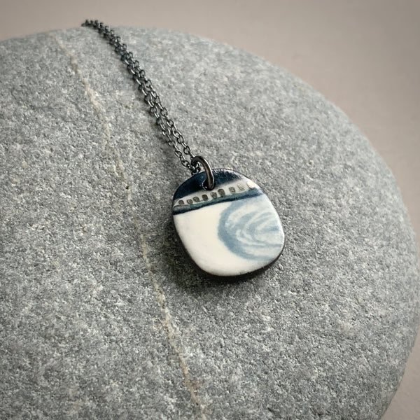 Small Snow Fields Pendant #4