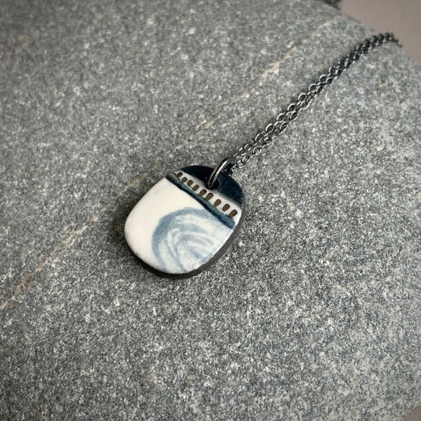 Small Snow Fields Pendant #4