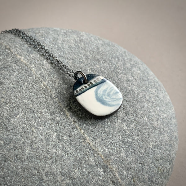 Small Snow Fields Pendant #4