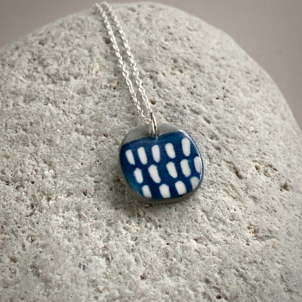 Indigo Dots Coast Pendant