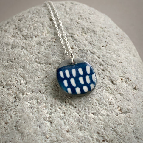 Indigo Dots Coast Pendant