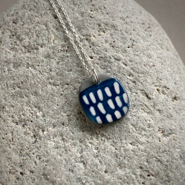 Indigo Dots Coast Pendant