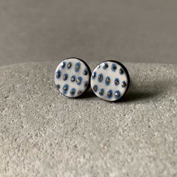 Platinum and Dots Studs