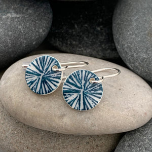 Indigo Star Earrings