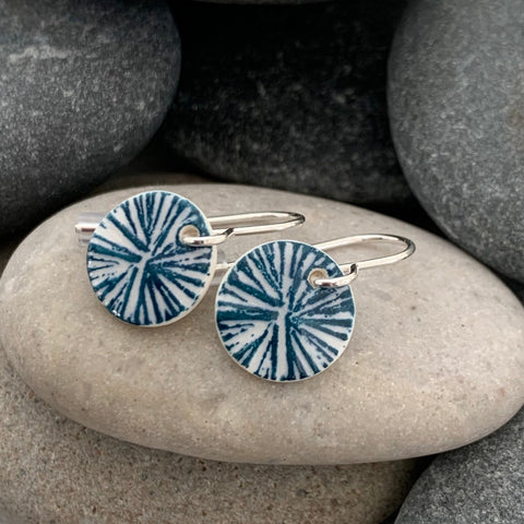 Indigo Star Earrings