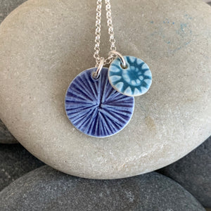 Bilberry and Coast Double Pendant